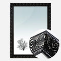 Black Ornate Frame