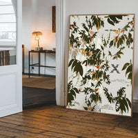 Vintage Leaves Typography Print