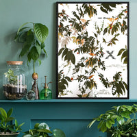 Vintage Leaves Typography Print