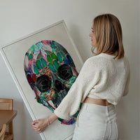 White Wings Skull Print
