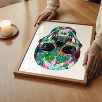 White Wings Skull Print