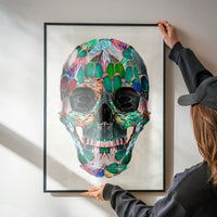 White Wings Skull Print