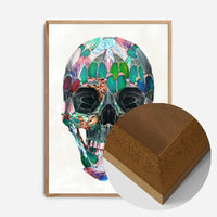 White Wings Skull Print