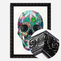 White Wings Skull Print