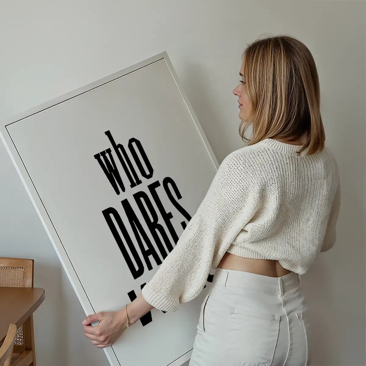 Who Dares Wins Quote Print