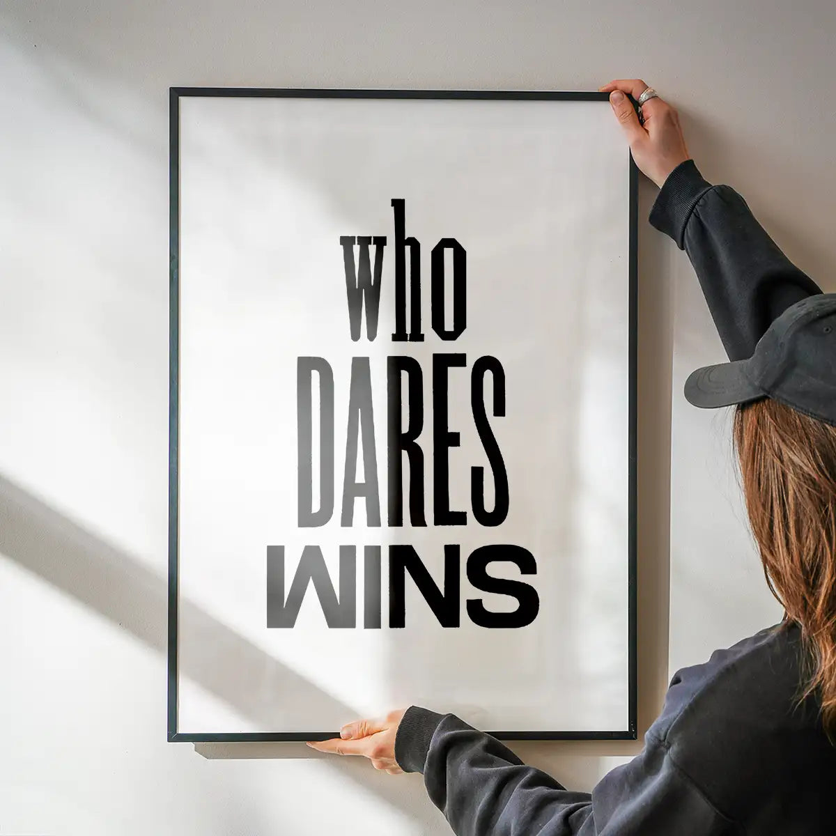 Who Dares Wins Quote Print
