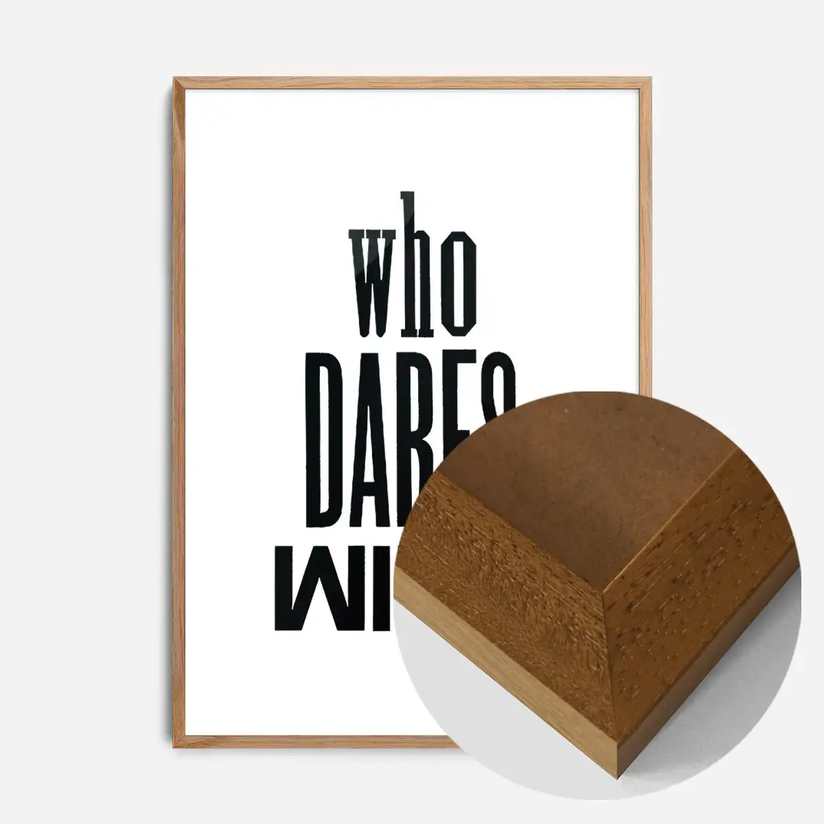 Who Dares Wins Quote Print