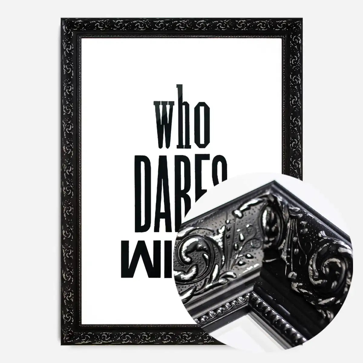 Who Dares Wins Quote Print