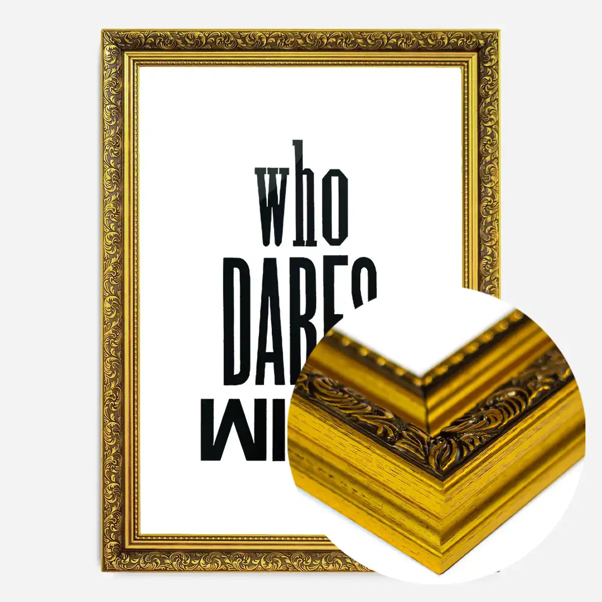 Who Dares Wins Quote Print