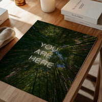 You Are Here Forest Neon Print