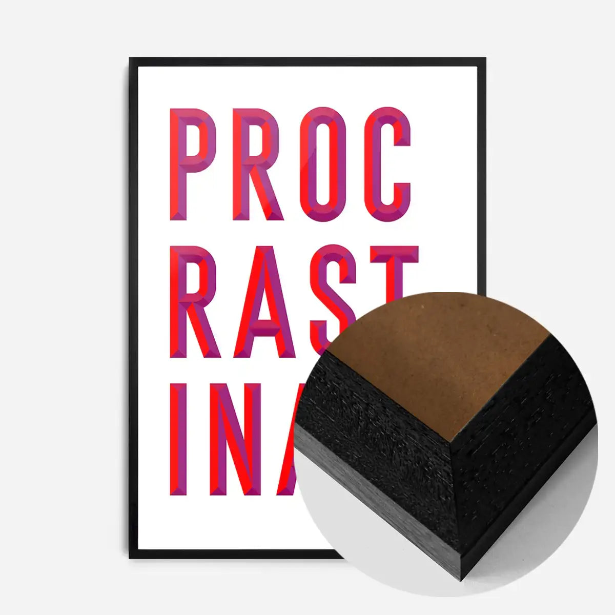 Procrastinate Quote Print