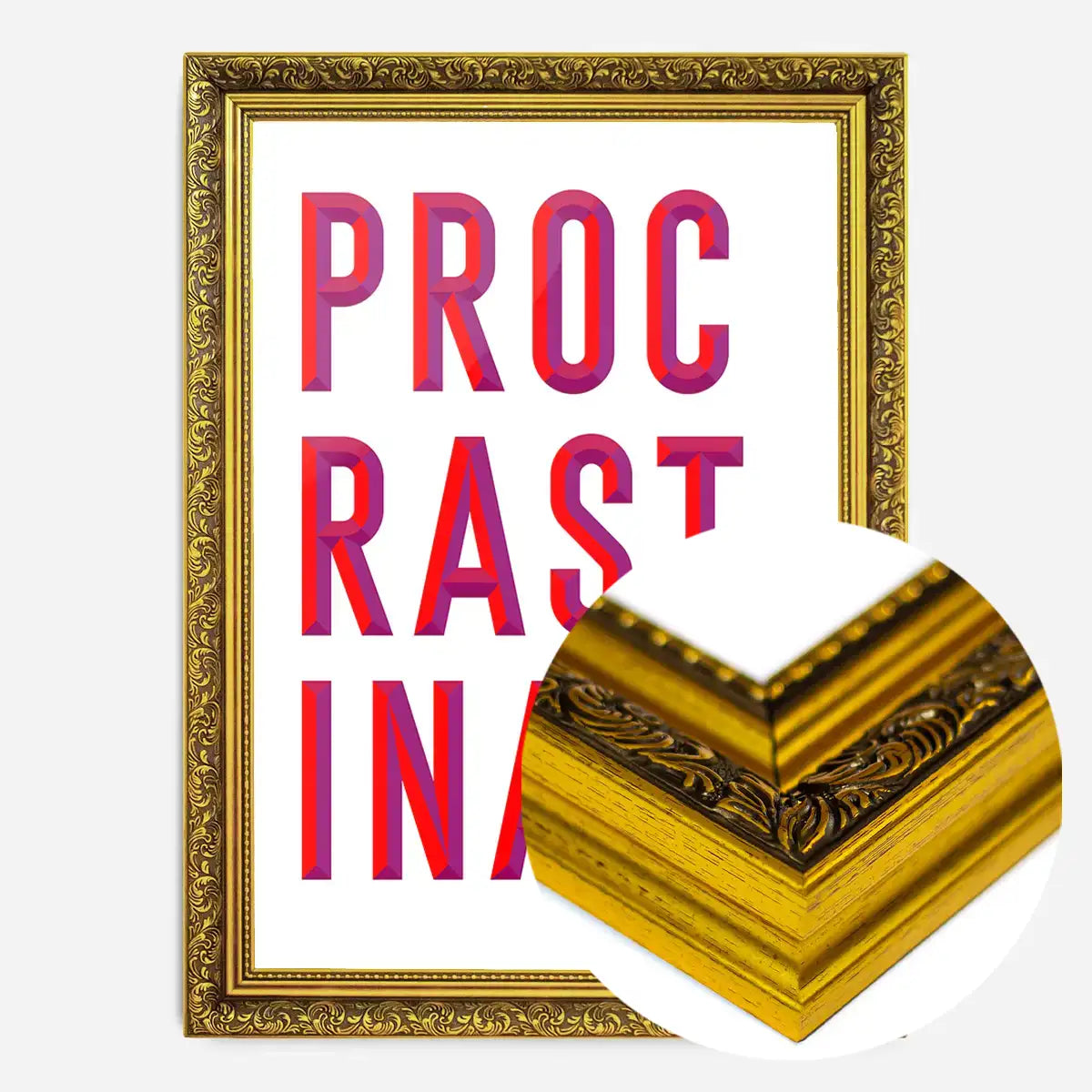 Procrastinate Quote Print