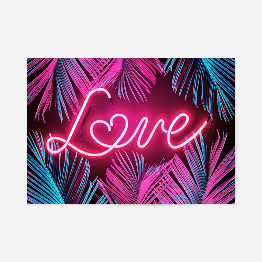 Tropical Love Neon Print
