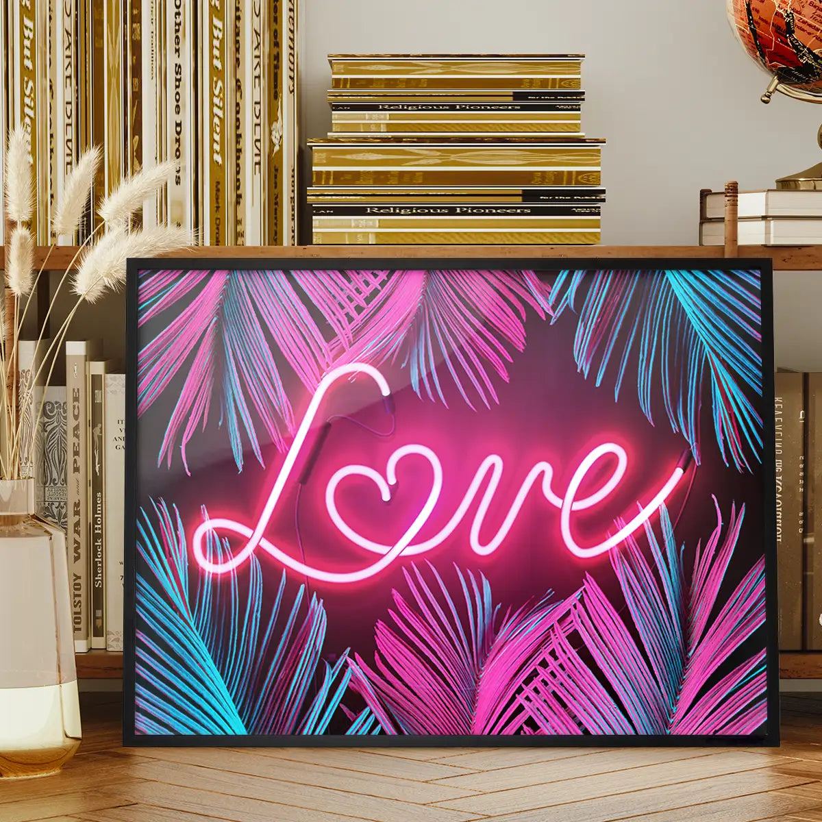 Tropical Love Neon Print