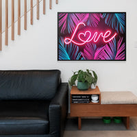 Tropical Love Neon Print