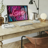 Tropical Love Neon Print