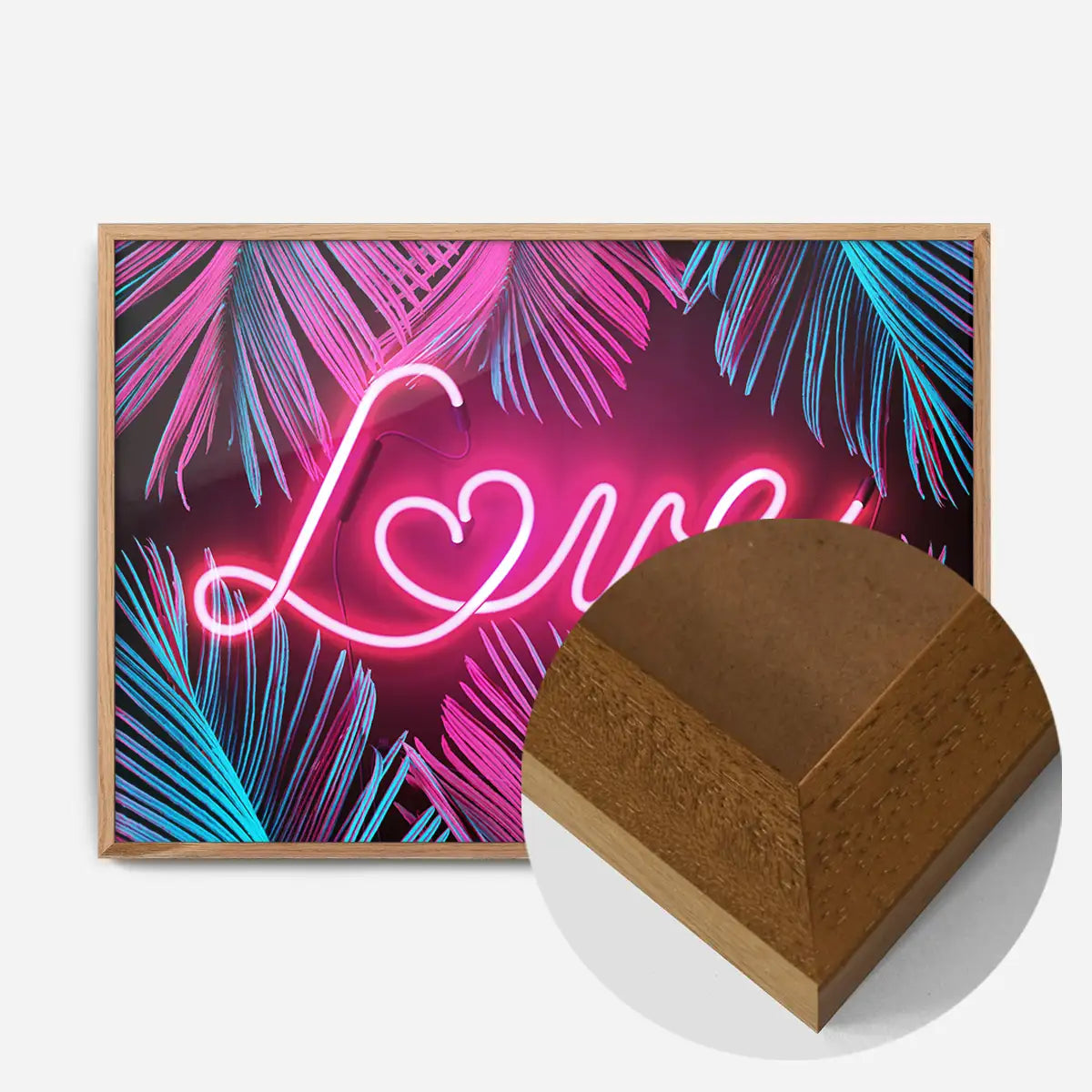 Tropical Love Neon Print