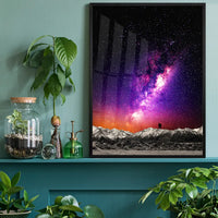Gazing 2 Space Print