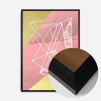Abstract Angles 1 - Pink