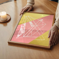 Abstract Angles 1 - Pink