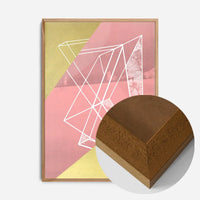 Abstract Angles 1 - Pink