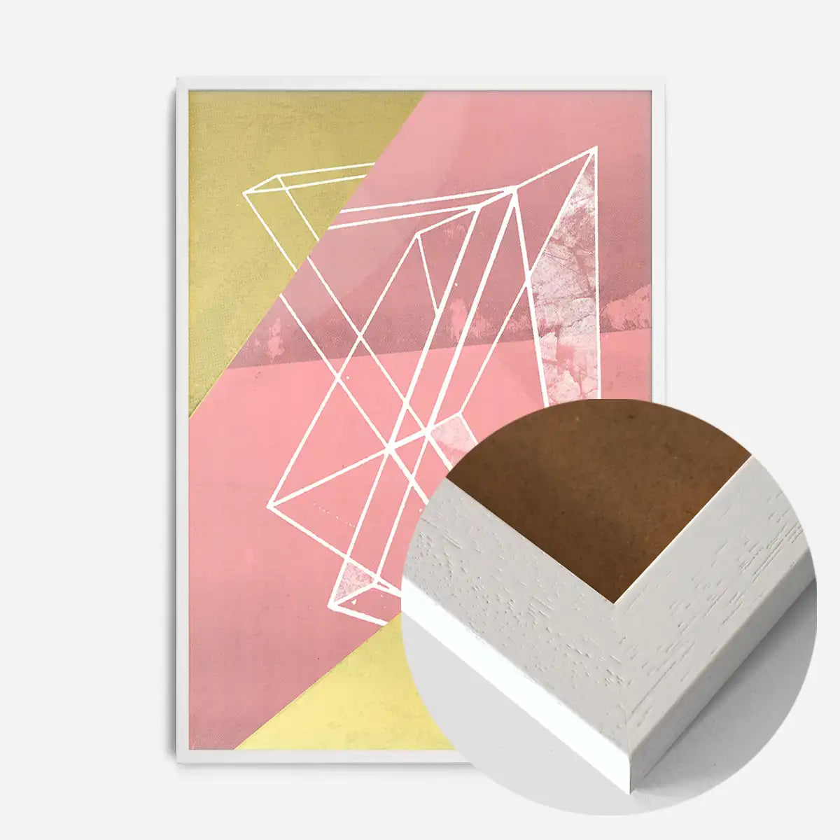 Abstract Angles 1 - Pink
