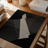Abstract Angles 2 - Black and White Print