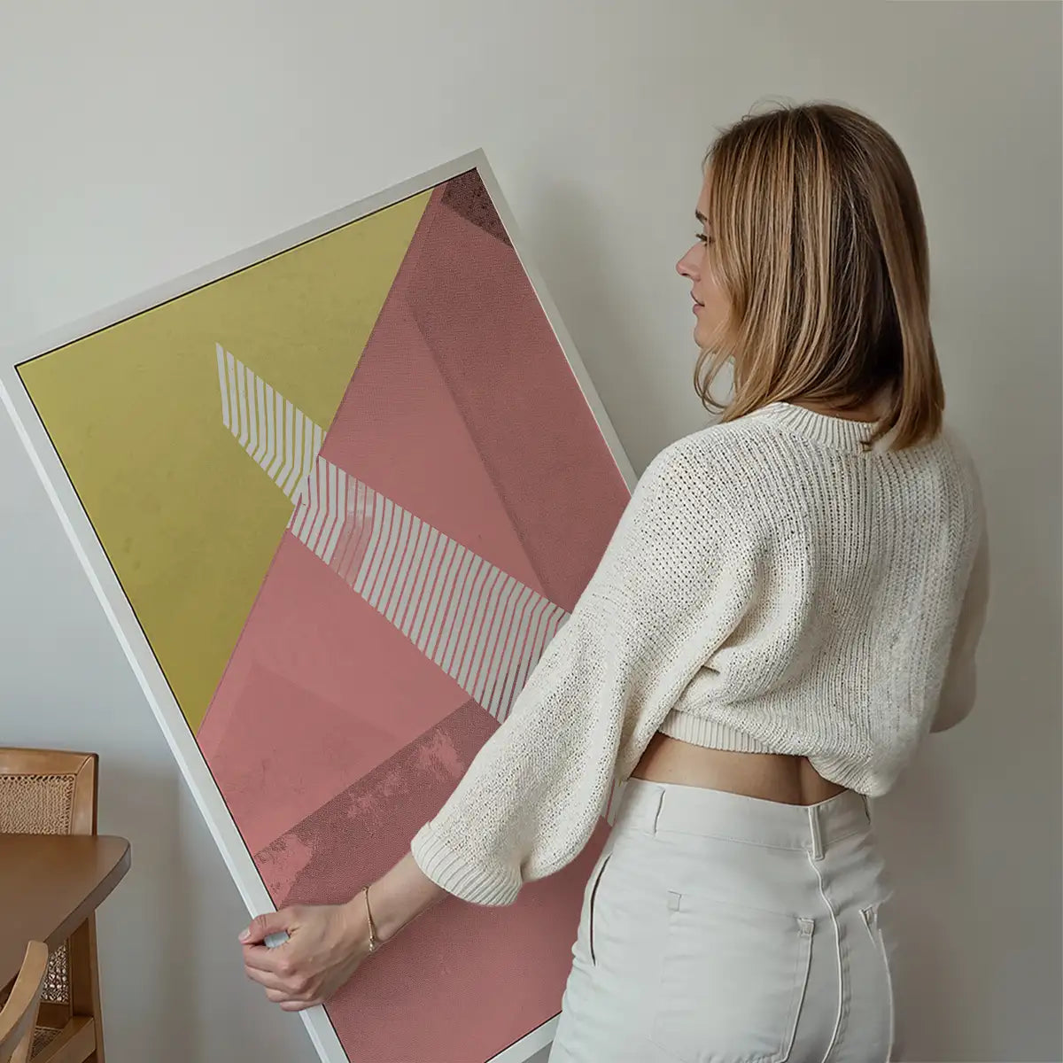 Abstract Angles 2 - Pink