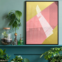 Abstract Angles 2 - Pink