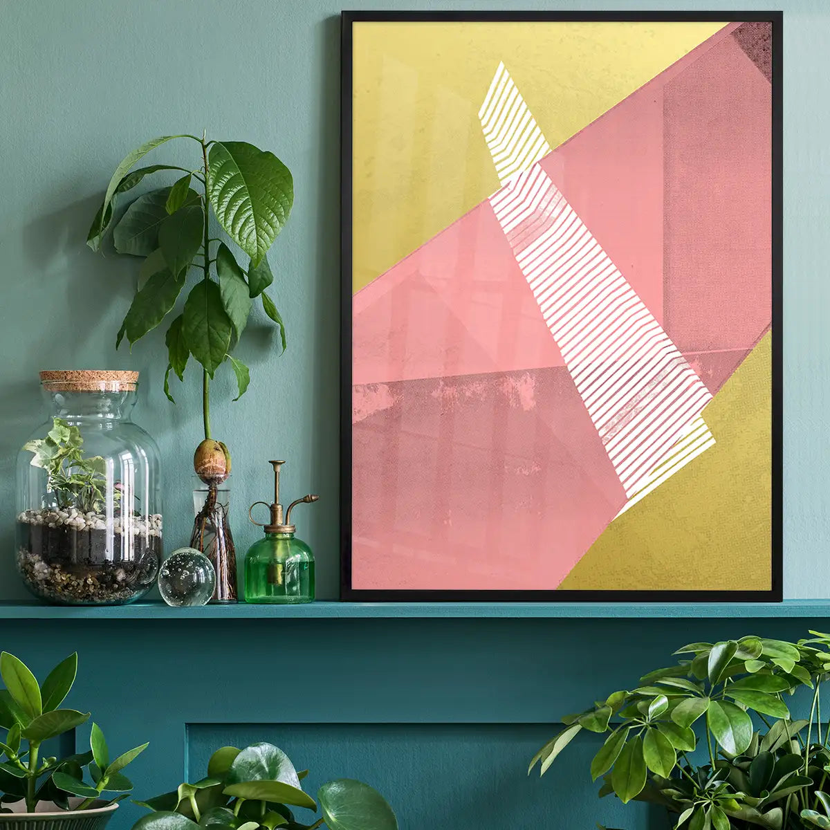 Abstract Angles 2 - Pink