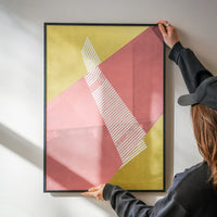 Abstract Angles 2 - Pink