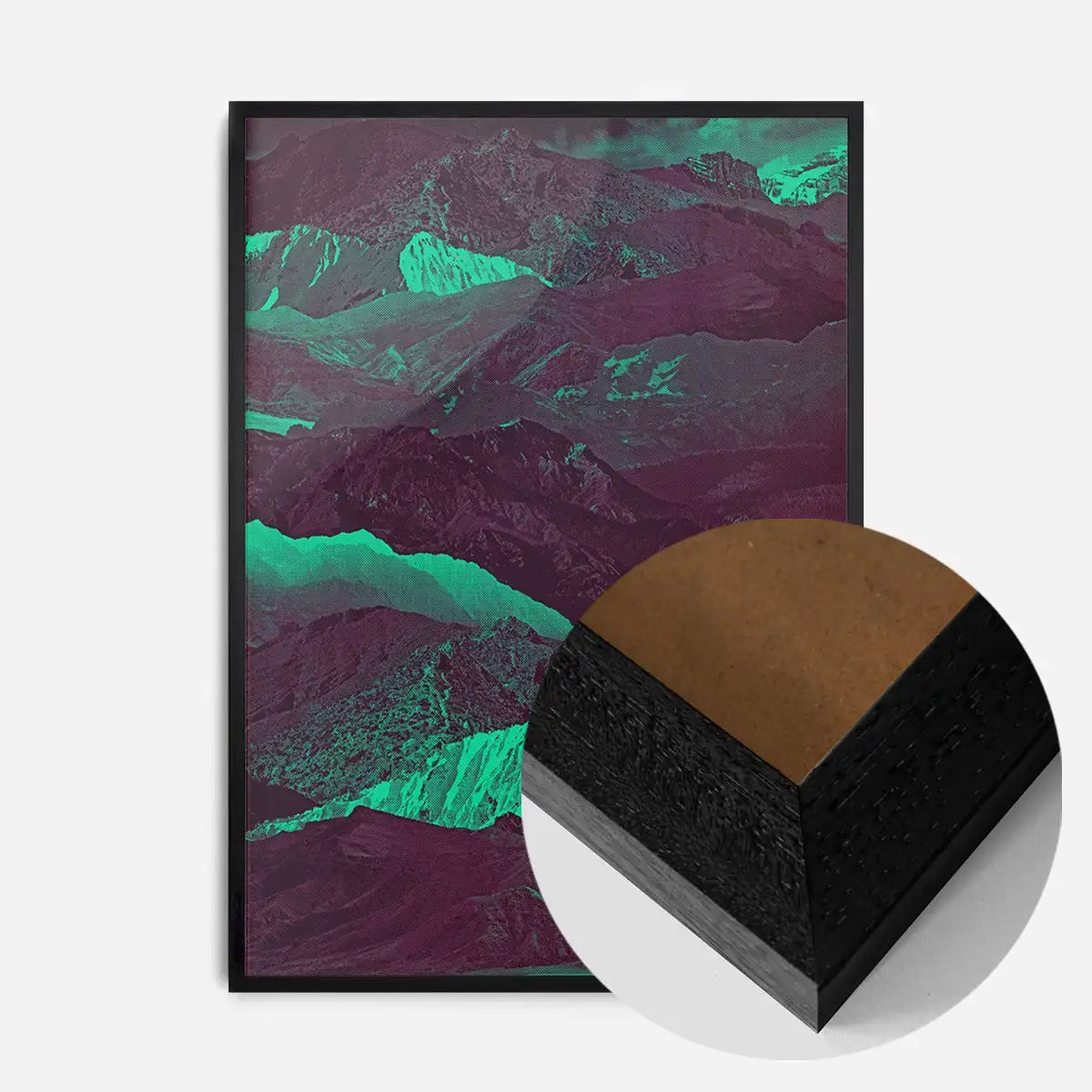 Abstract Mountains 1 Print