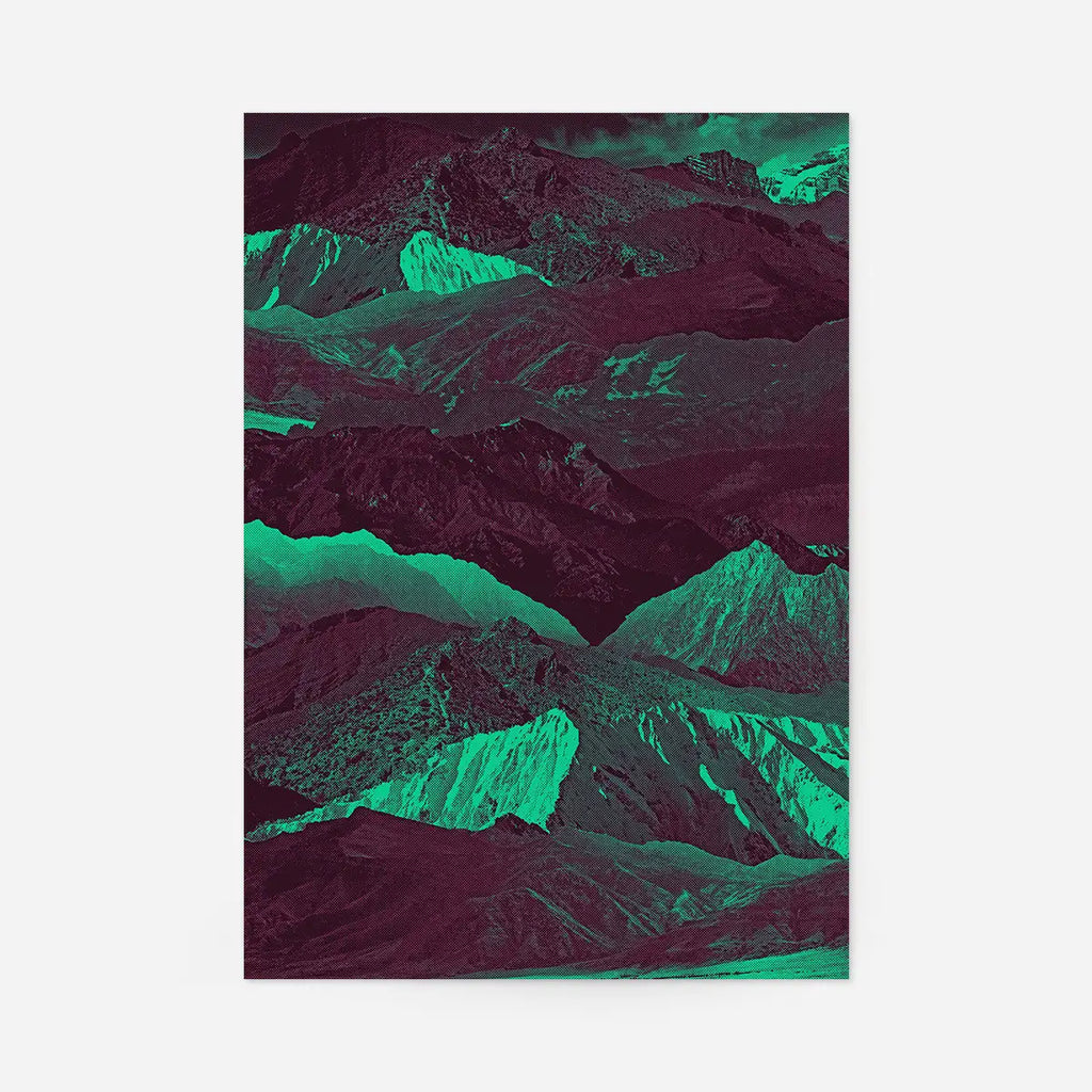 Abstract Mountains 1 Print