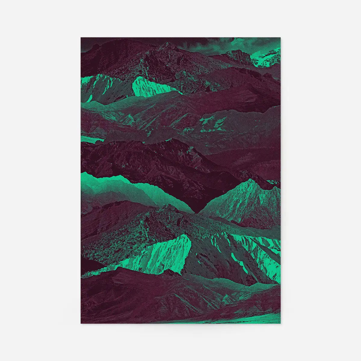 Abstract Mountains 1 Print