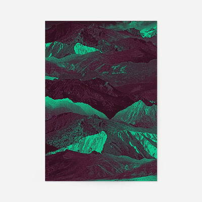 Abstract Mountains 1 Print