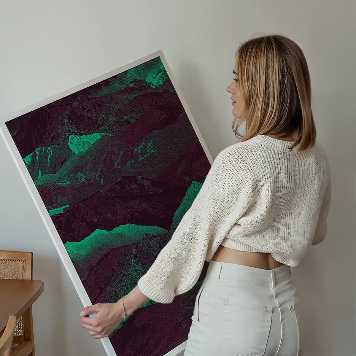 Abstract Mountains 1 Print