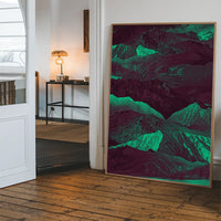 Abstract Mountains 1 Print