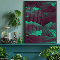 Abstract Mountains 1 Print
