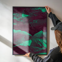 Abstract Mountains 1 Print