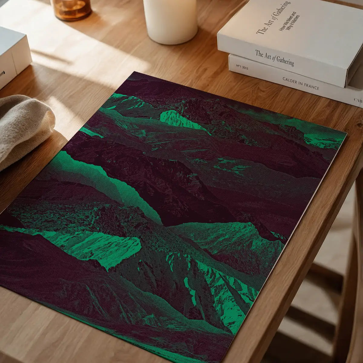 Abstract Mountains 1 Print