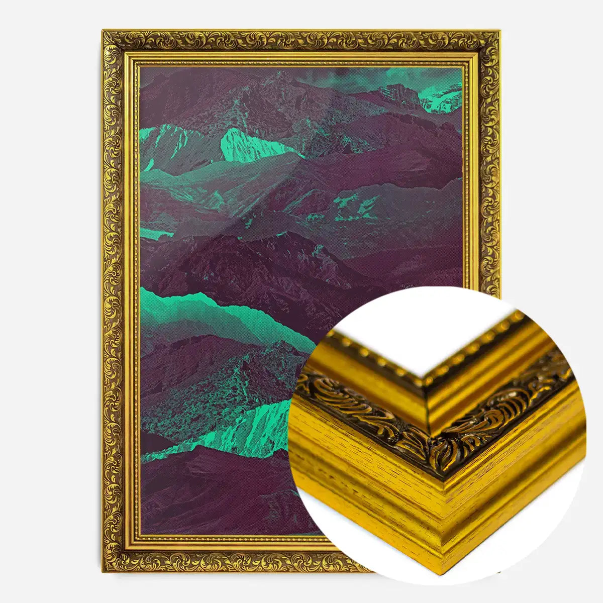 Abstract Mountains 1 Print