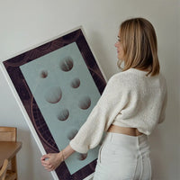 Astrology Chart Dark Print