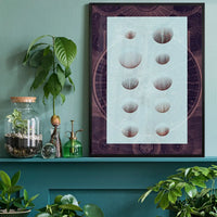 Astrology Chart Dark Print
