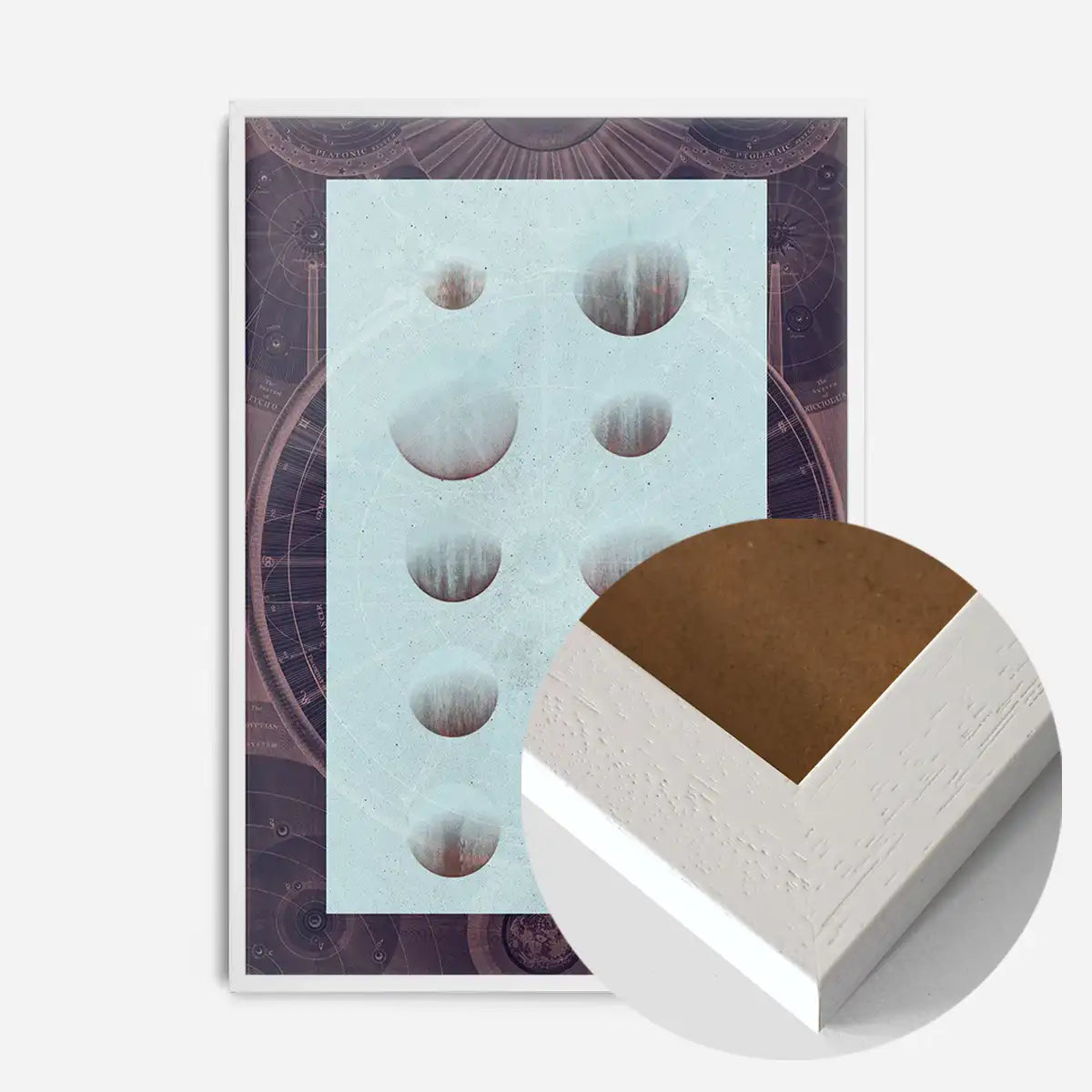Astrology Chart Dark Print