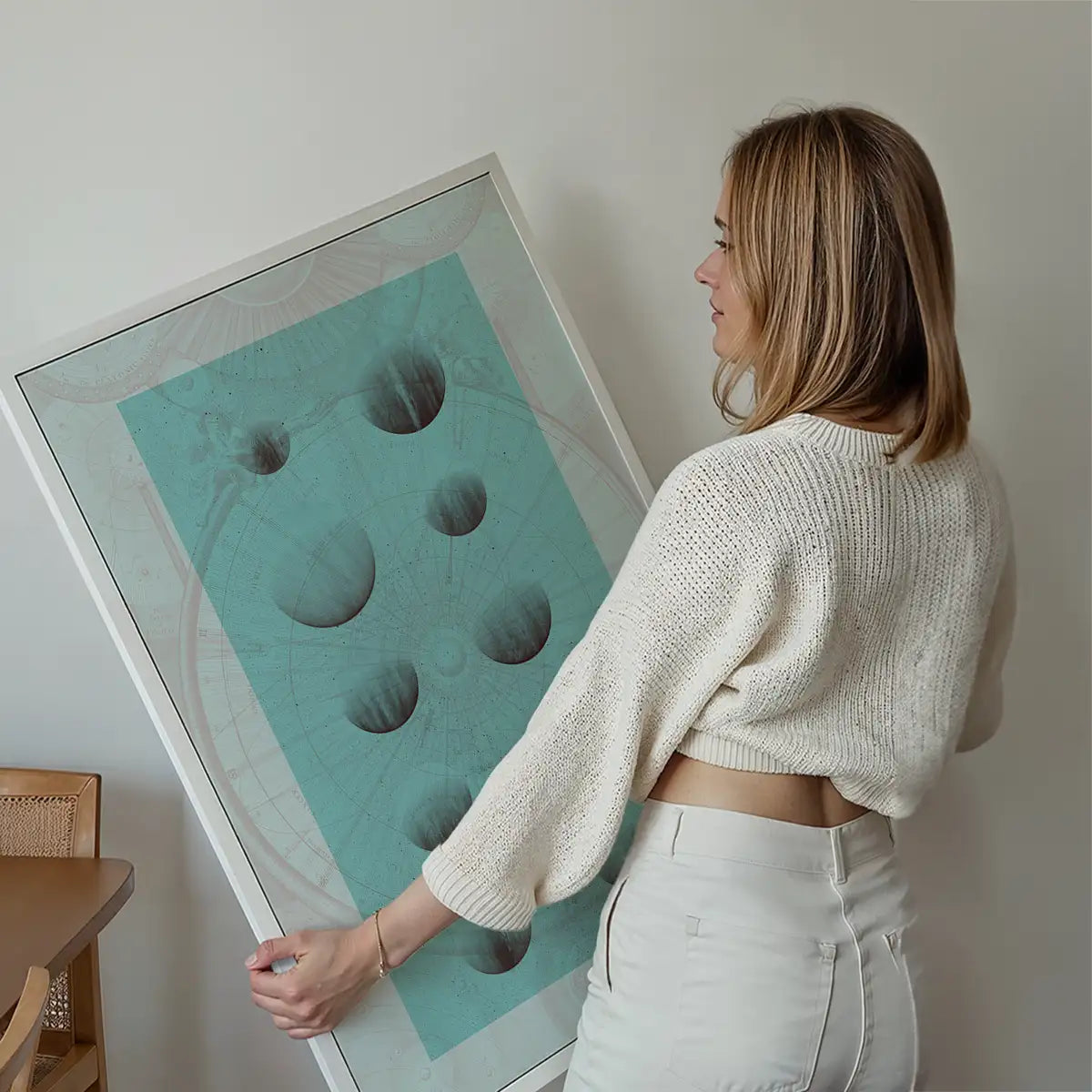 Astrology Chart Light Print