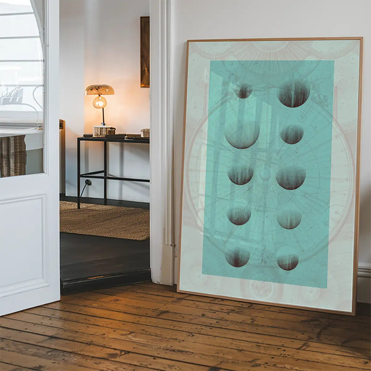 Astrology Chart Light Print