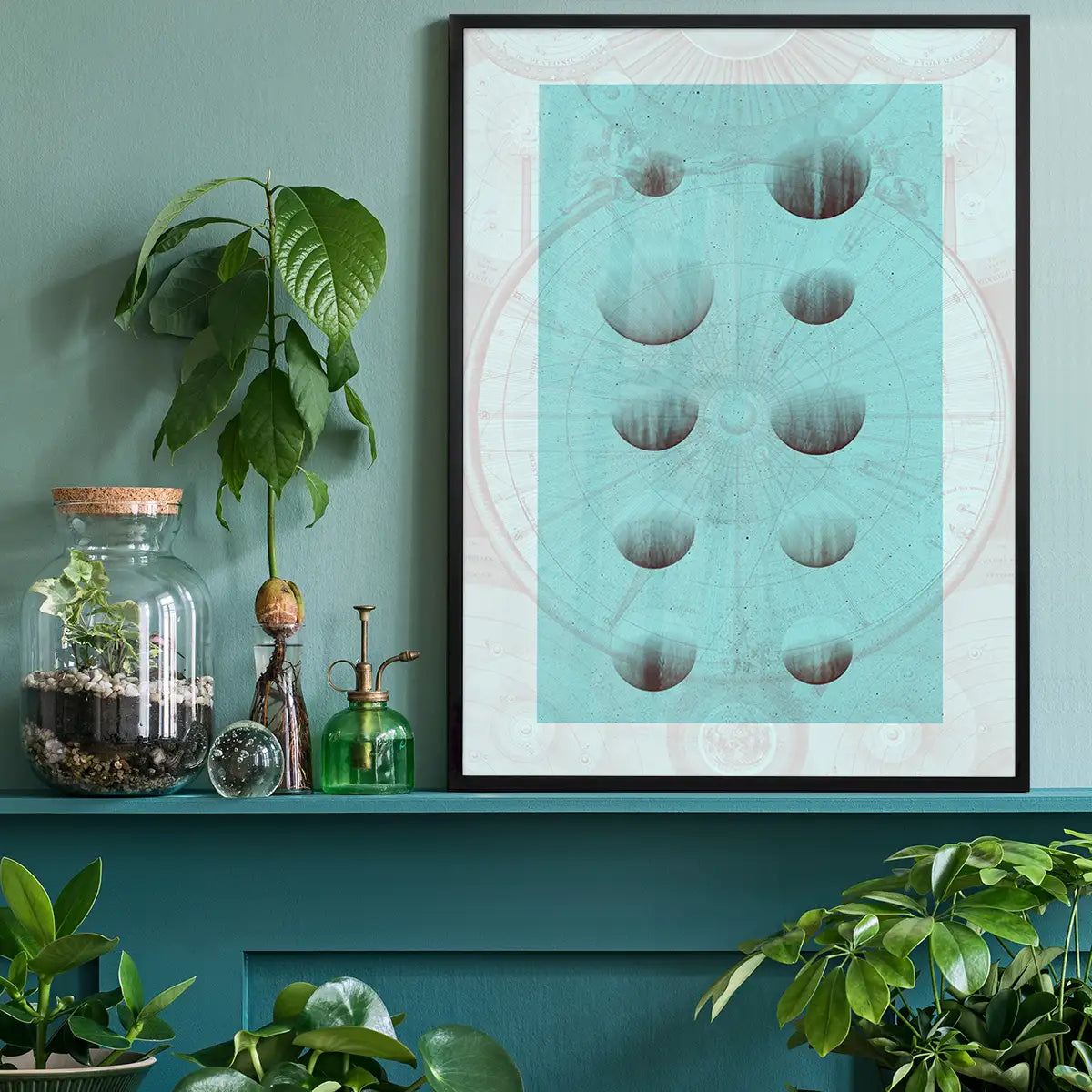Astrology Chart Light Print