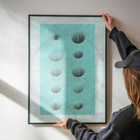 Astrology Chart Light Print