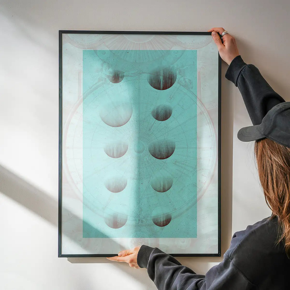 Astrology Chart Light Print