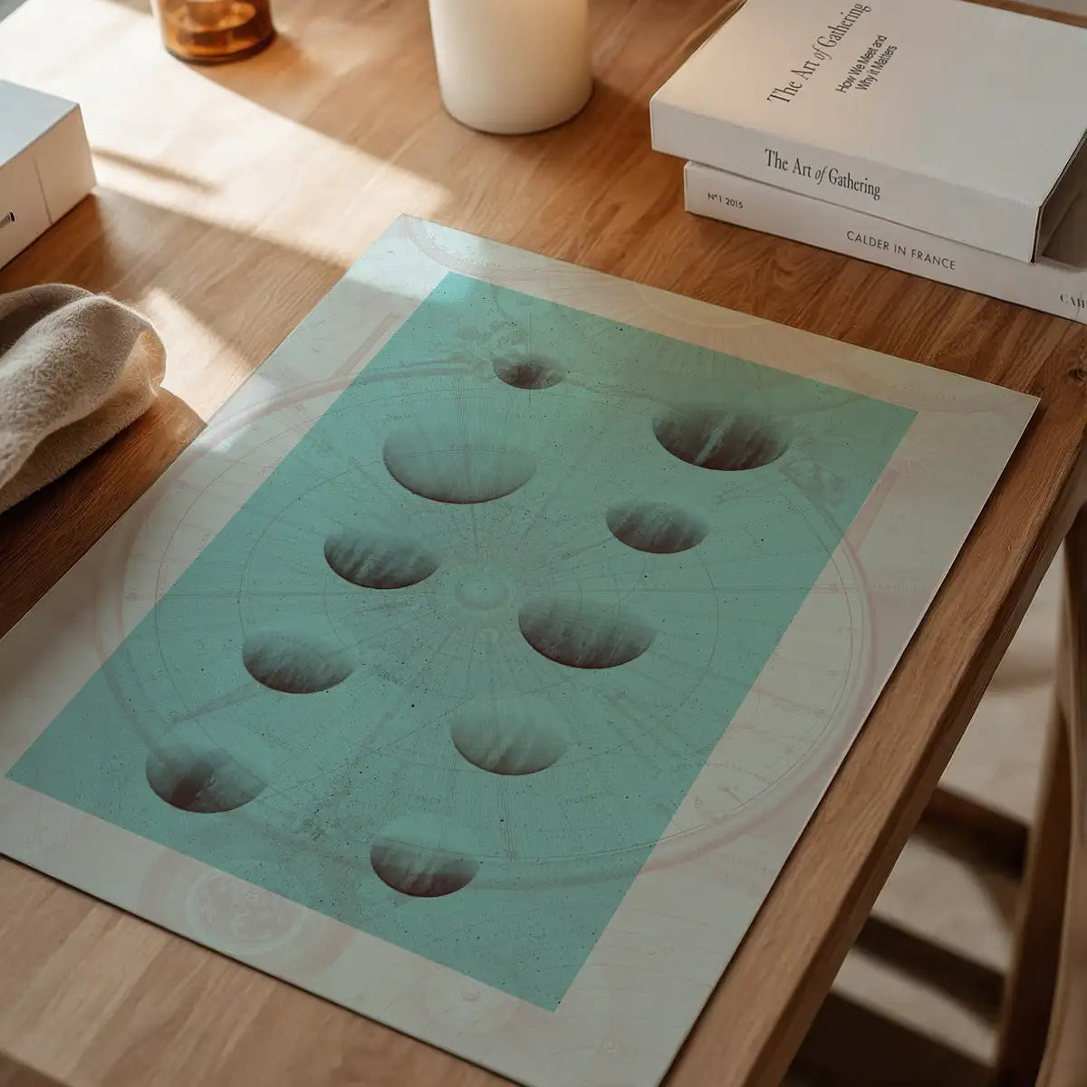 Astrology Chart Light Print